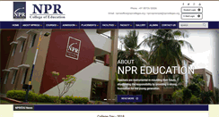 Desktop Screenshot of education.nprcolleges.org